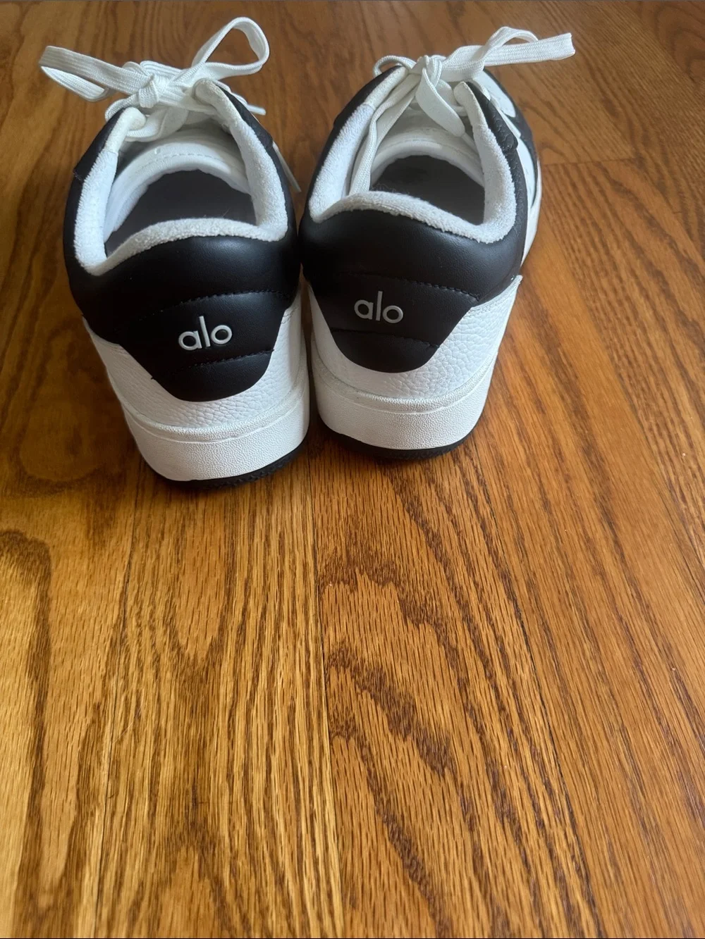 Classic Black & White Women’s Low-Top Sneakers